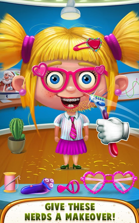 Download Hairy Nerds - Crazy Makeover Android App for PC/ Hairy Nerds - Crazy Makeover on PC