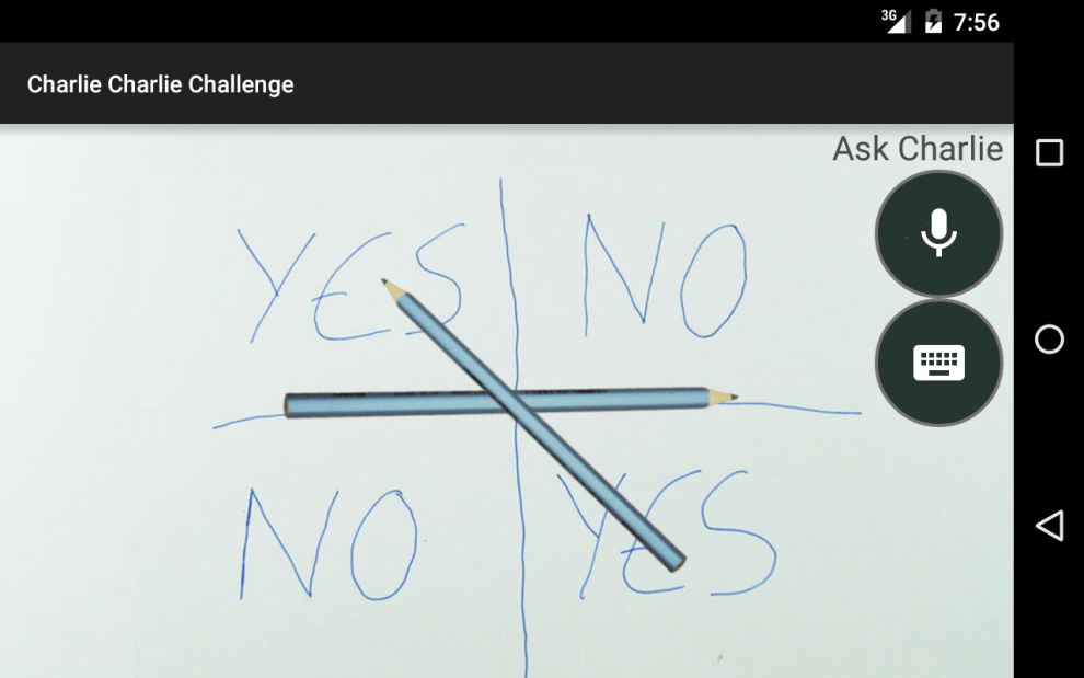 Download Charlie Charlie Challenge Android App For PC/ Charlie Charlie Challenge On PC