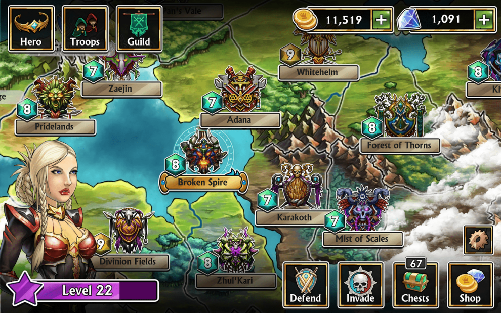 Download Gems of War Android App for PC/ Gems of War on PC