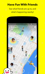 snapchat app map