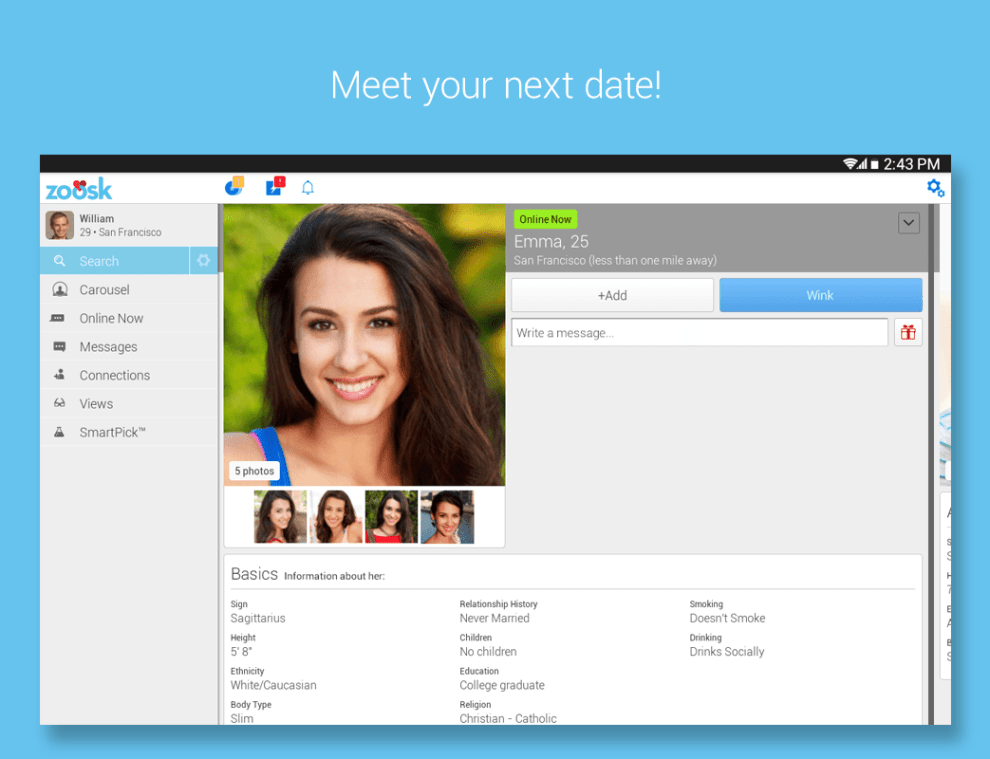 Download Zoosk Android App for PC/ Zoosk on PC